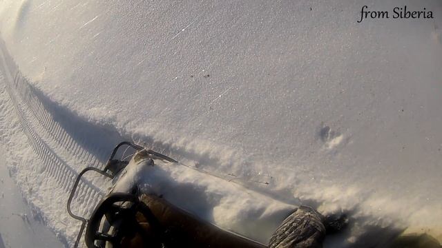 Снегоход Буран (длиннобазный) в целик. Катаемся на снегоходах. смотреть онлайн