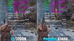 INTEL PENTIUM GOLD G7400 + TEST 1080p 60fps | ¿Igual que un i7 7700K?