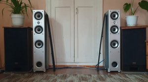 Радиотехника s90d и Polk audio monitor 60
