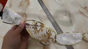 Бантик на ёлку своими руками