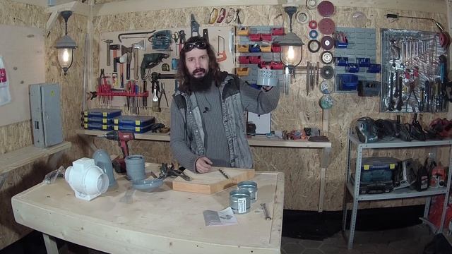 Монтаж вытяжки (вентиляция мастерской)