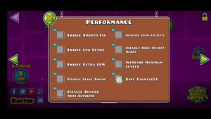 Перевод и Разбор настроек в Geometry Dash 2.2 ( озвучка )