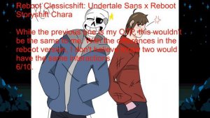 (Not Gacha) Rating Undertale Ships