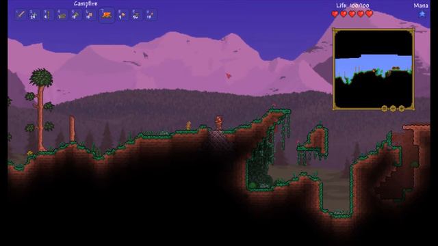 Terraria LP E 1, Rainbow Colored Hair!!! смотреть онлайн