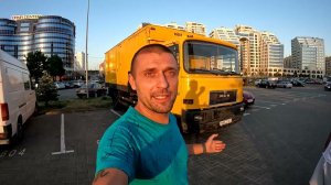 Автодом на Базе MAN. Живет в центре города на автодоме. Квартира на колеса. Венлайф