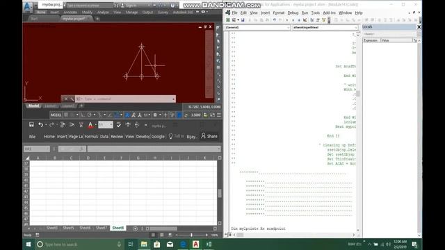 Truss Analysis Using Matrix Method in VBA (Autocad and excel) смотреть онлайн