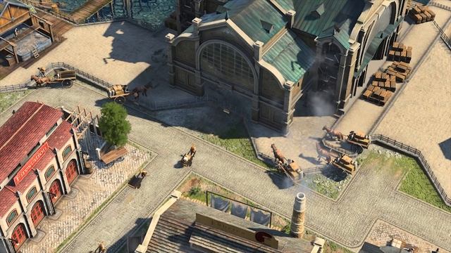 Anno 1800 детали геймплея логистика производства транспорт | 100 смотреть онлайн