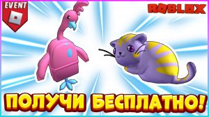 БЕСПЛАТНО Рюкзак птица и Кот на Голову в Роблокс ⭐ShimmerVille Roblox ⭐БЕСПЛАТНЫЕ вещи 2022