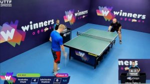 Настольный теннис. Первая игра на WINners CUP