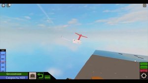 САМОЛЁТ В PLANE CRAZY роблокс ТЕРПИТ КРУШЕНИЕ