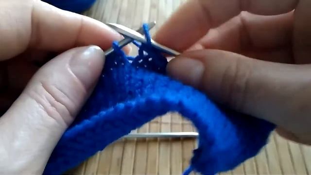 Урок 6: Лицевая гладь. Простой способ закрытие петель
