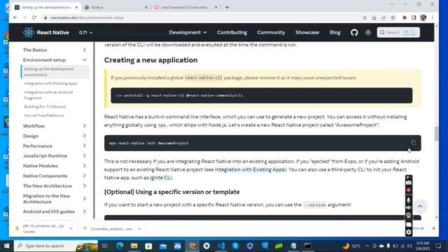 System variables and Project Installation Setup for React Native Project Environment Setup | Part 3