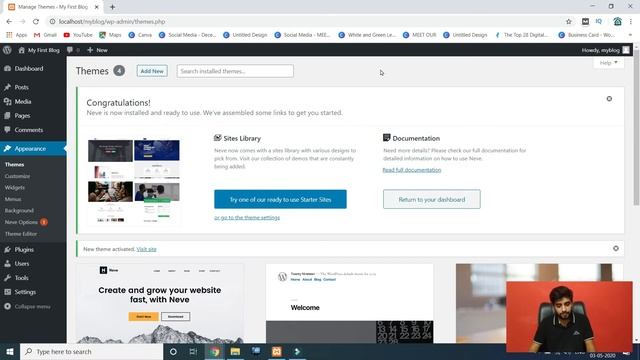 Lesson 04: How to install NEVE Theme in WordPress for Free (Free WordPress Mastery Course) смотреть онлайн