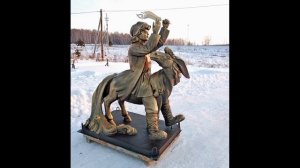 скульптуры  из арт   бетона  и  дерева.    скульптор  Маколкин Дмитрий