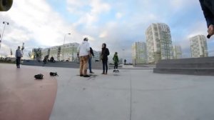 Быдло отхватило от роллера в скейт парке | Мгновенная карма БЫДЛЕ!