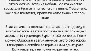 Как вывести пятно от шариковой ручки