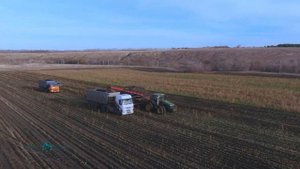 Технология уборки сахарной свёклы. Прицепной комбайн Amity 2700 или как мы забыли про Ropa.