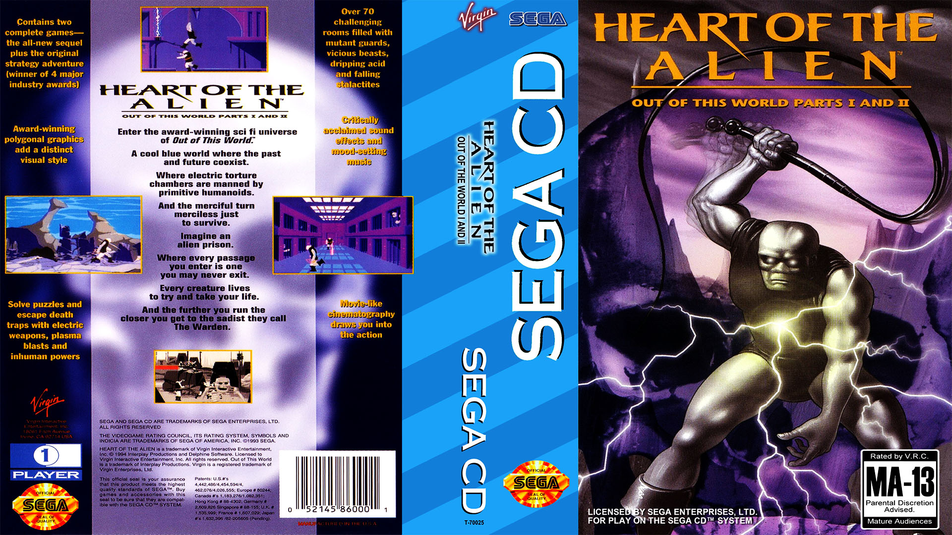 SegaCD: Out of this world (en) longplay [26]