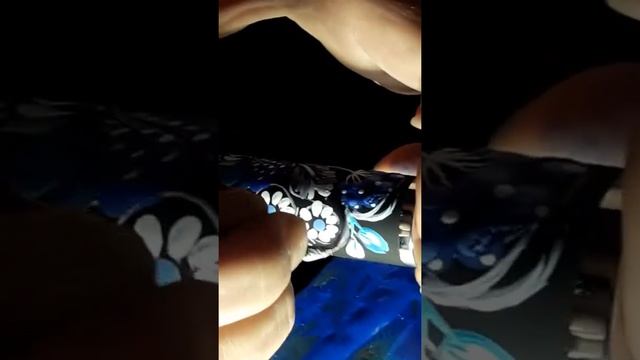Петриковская ручная роспись в традиционном стиле на тубусе с ручкой  от ART-studio "Olesiya"
