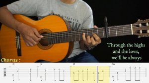 Always ( Isak Danielson) - Fingerstyle Guitar Tutorial TAB + Chord