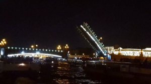 Разводка Троицкого моста. Санкт-Петербург-2022. Часть 21