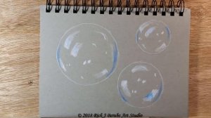 How to draw realistic bubbles demo