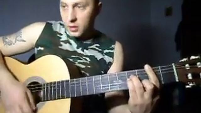 Как играть на гитаре песню В.Цоя-Атаман.
