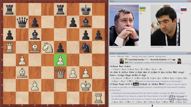 ВИРІШАЛЬНА ПАРТІЯ Василь Іванчук – Володимир Крамник | Турнір Претендентів 2013 | Шахи Для Всіх смотреть онлайн