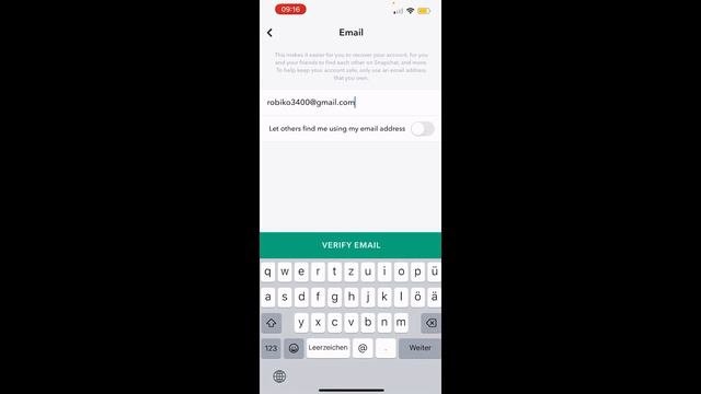 Как поменять электронную почту в снепчате ( Snapchat )