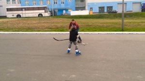 Хоккей на роликах тренировка