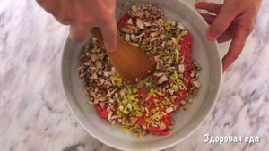 Фаршированный лук-порей | Блюдо из порея с фаршем и грибами