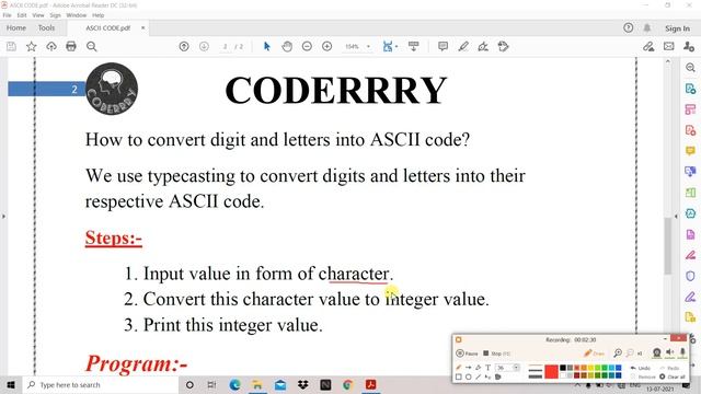 ASCII Code in JAVA || What is ASCII Code in JAVA and how to find ? || JAVA Full Course for beginner