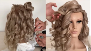 Экстра Объёмные Локоны на Плойку 33 мм | Пошаговый Урок