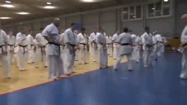 Тренировка скорости удара в Киокушинкай каратэ смотреть онлайн
