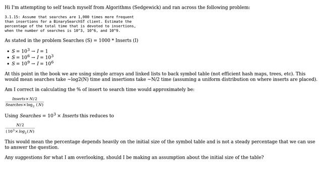 Binary Search Symbol Table смотреть онлайн