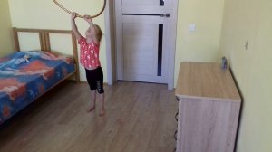 Разминка с обручем, гимнастика