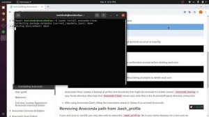 Uninstall or Remove Anaconda on Linux (Ubuntu 20.04)