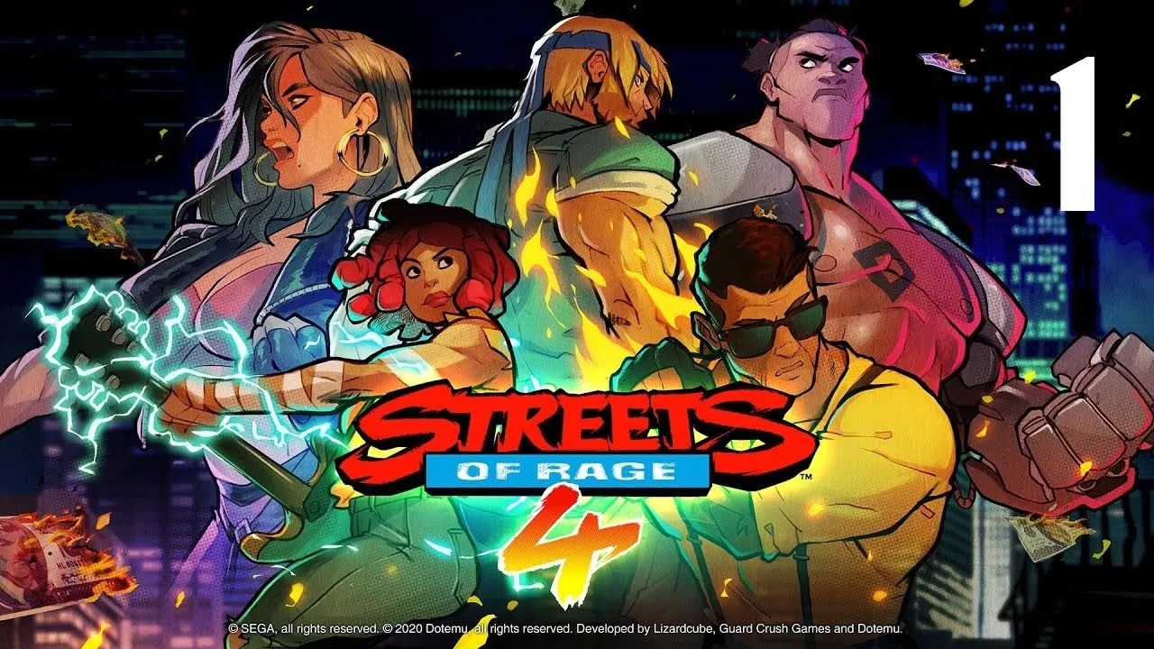 Streets of Rage 4 | Ко-оп Прохождение | XOne | Часть 1 | Этап 1 - 3