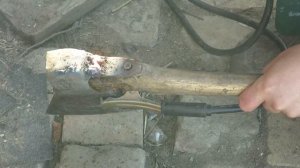 Топор своими руками. Усовершенствование топора привариванием накладки с торца