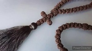 Чётки-вервица на 100 зёрен из сутажа.