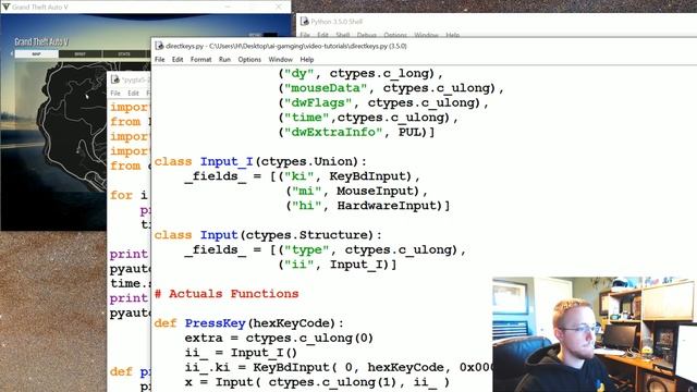Direct Input - Python plays Grand Theft Auto 5 p.3