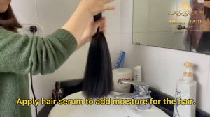 How to wash bone straight hair | Hair extensions