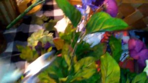 #69 Гирлянда из искусственных цветов своими руками.