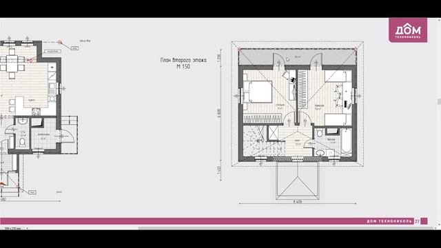 Обзор проекта каркасного дома на УШП ? дом технониколь ? анализ планировки дома
