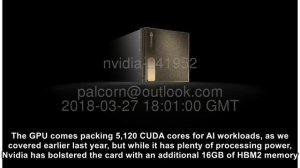 Nvidia Announces Quadro GV100, New NVSwitch, 32GB Tesla V100 At GDC 2018