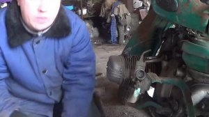 урал м-61 URAL M-61 из хламы в князи часть 3 снятие двигателя и коробки BIKER TV АЧИНСК 2016