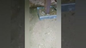 потолочно-проходной узел дымохода в бане.
