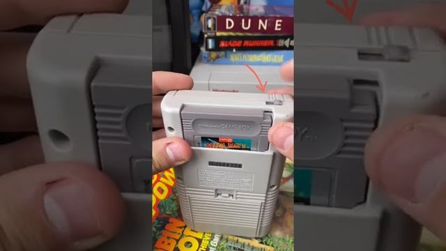 Why is there a notch on Game Boy games?