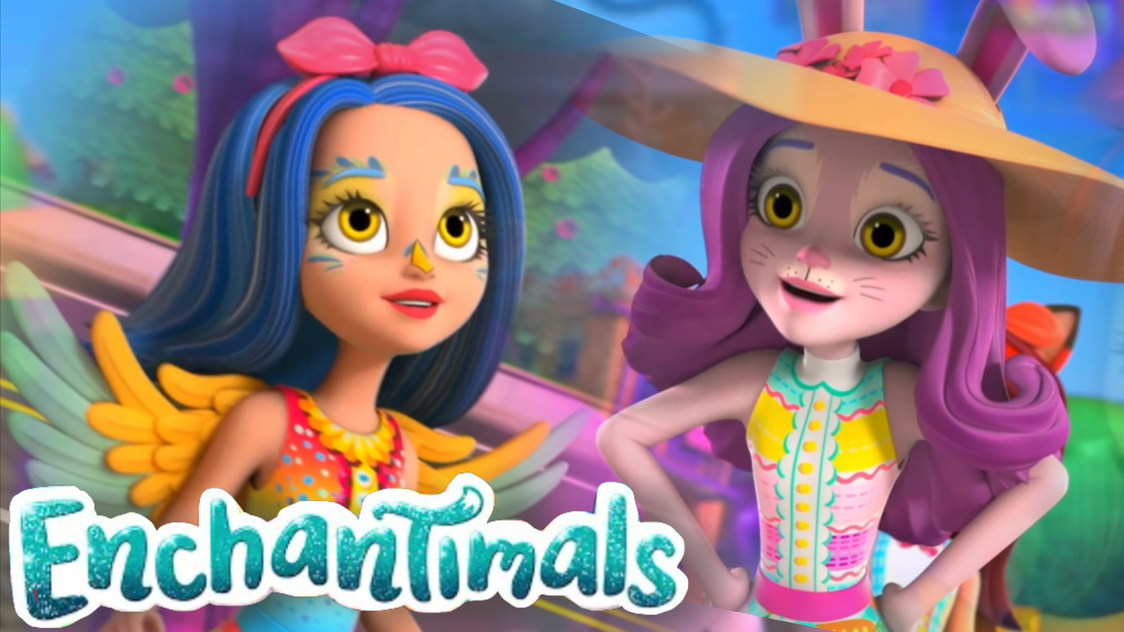 Enchantimals City Tails 😱Episode 1 Озвучка на русском 😜Мультик ...