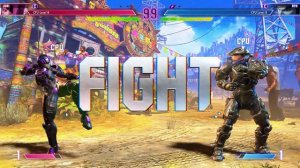 Spartan Juri VS John-117 Master Chief HALO 4K MOD Street Fighter 6 Extreme AI JP Seiyuu VA